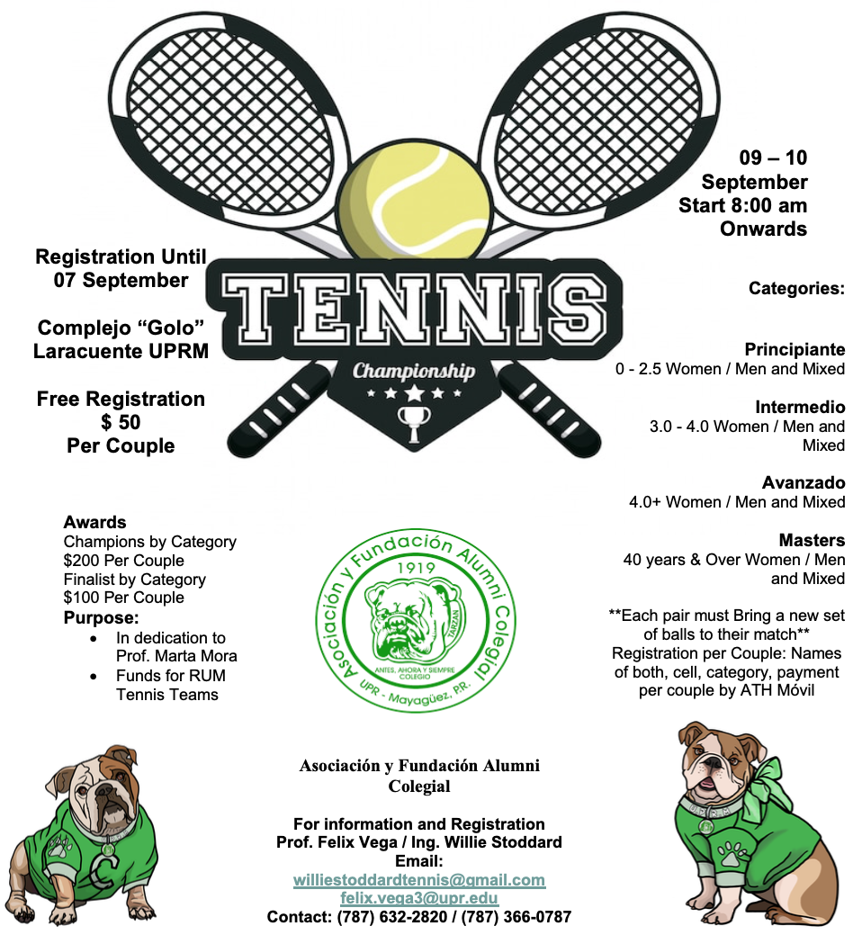 Afiche de promoción del Tarzán and Jane Doubles Tennis Championship